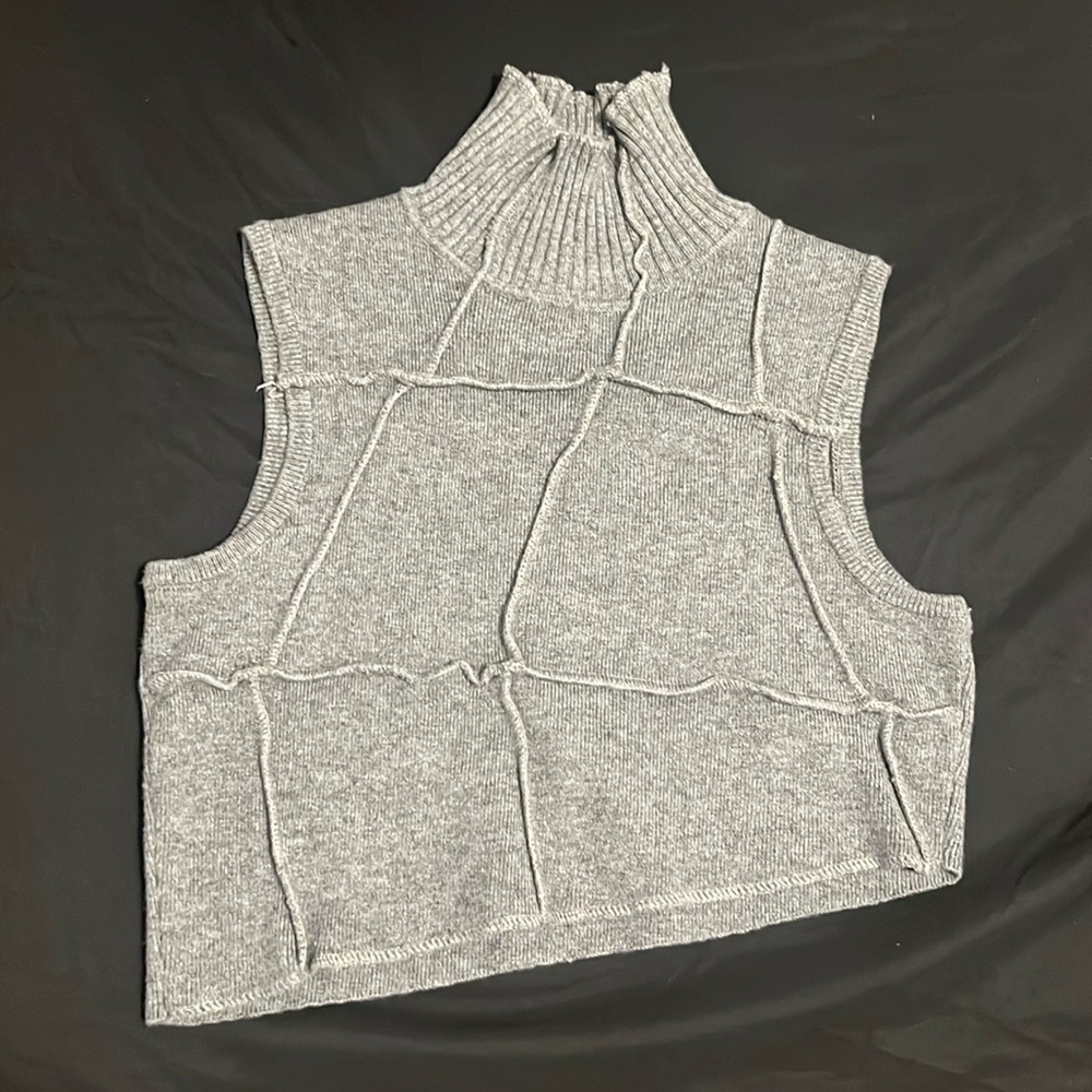 Fashion nova turtleneck crop tank
